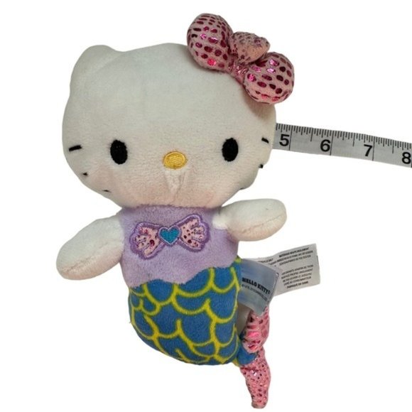 Sanrio Hello Kitty 7in Mermaid Stuffed Animal Figurine Plushie Plush - Picture 6 of 7